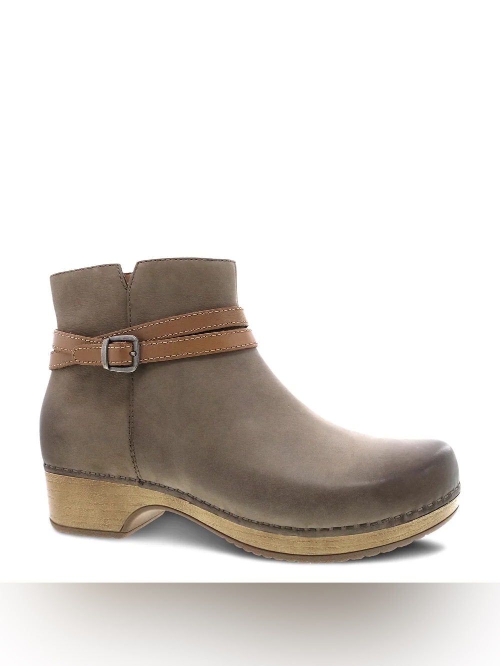 Dansko Brook Boot with Ankle Strap in Taupe 39